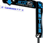 Home illuminated die cut clearance structure